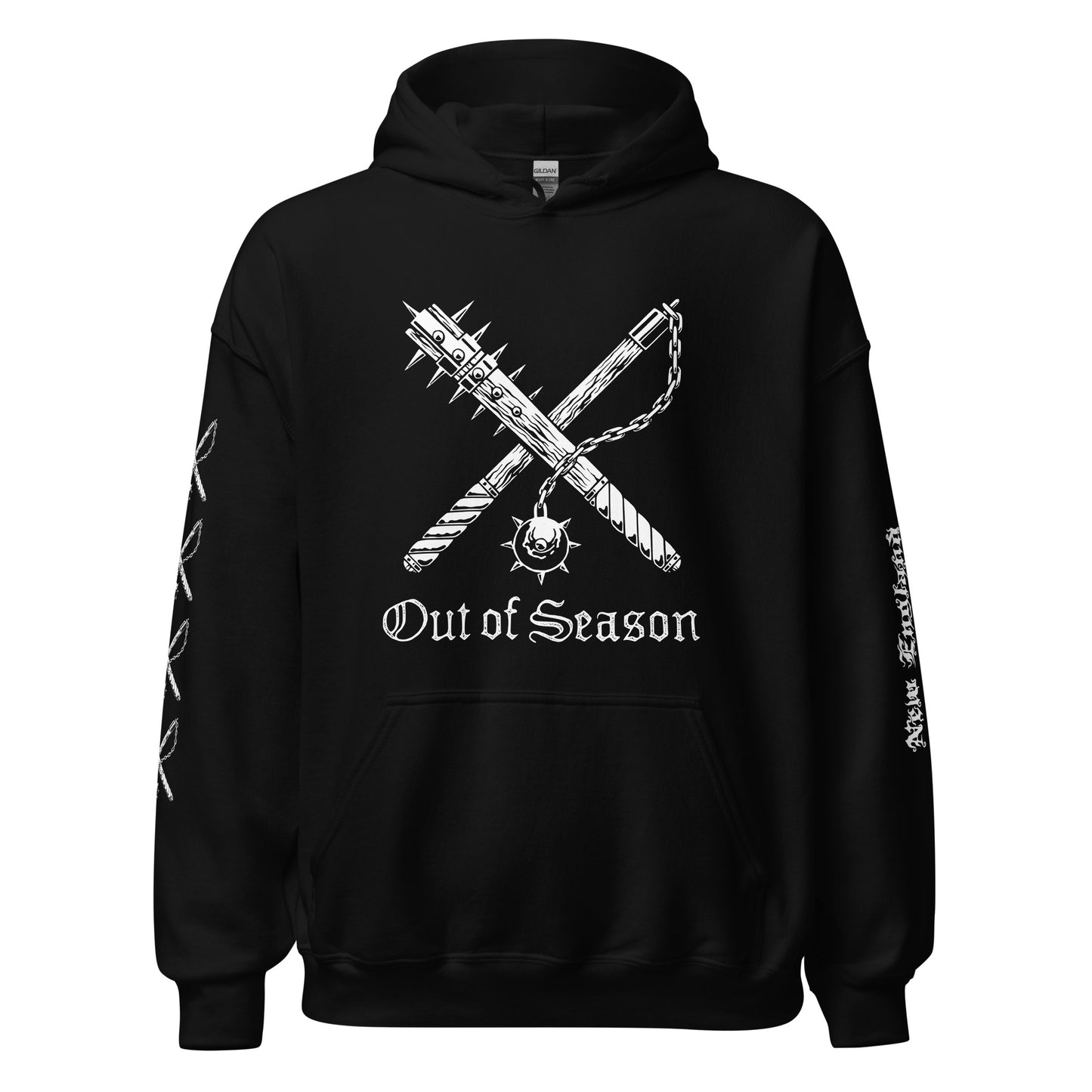 OUT OF SEASON "NEDSM" Pullover Hoodie (4-Sided) [BLACK] *EU / UK / WORLD*