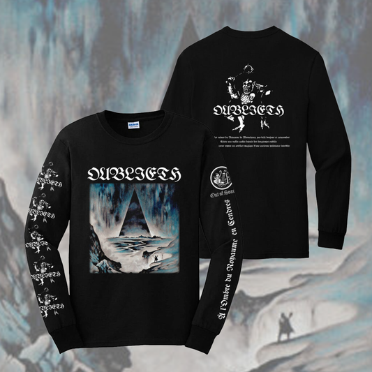 [SOLD OUT] OUBLIETH "À l'Ombre du Royaume en Cendres" Long Sleeve Shirt [BLACK]